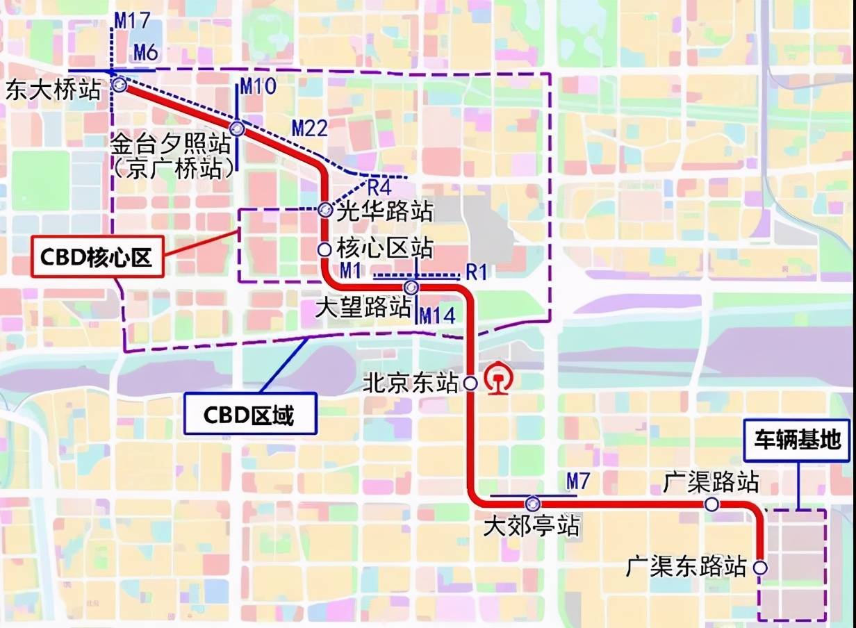 北京轨道交通28号线(原cbd线)工程土建施工 工程概况:地铁28号线位于