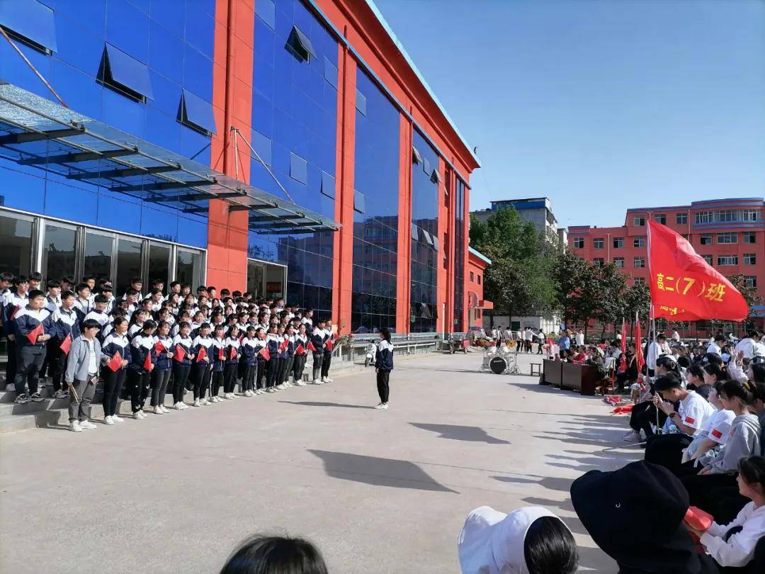 邓州市六高中举办"学党史,跟党走"唱红歌预赛