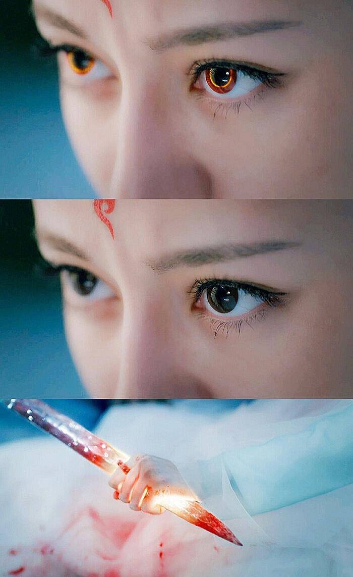 古装眼睛变色开大招的女星,袁冰妍霸气侧漏,赵今麦眼睛冒火?
