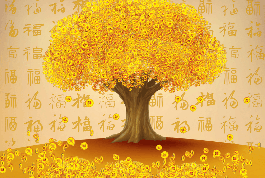 连连,事业如虹,生意源源不断上门,赚得金银满钵,存钱快,财富积累满仓