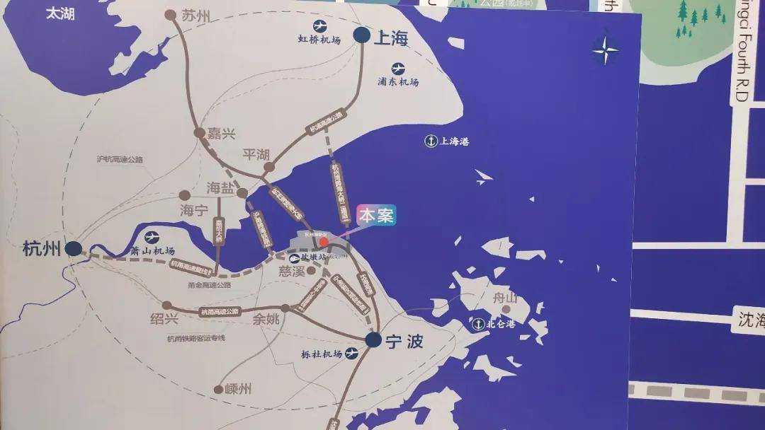 相比现有的杭州湾跨海大桥,上海方向将减少绕行50公里.