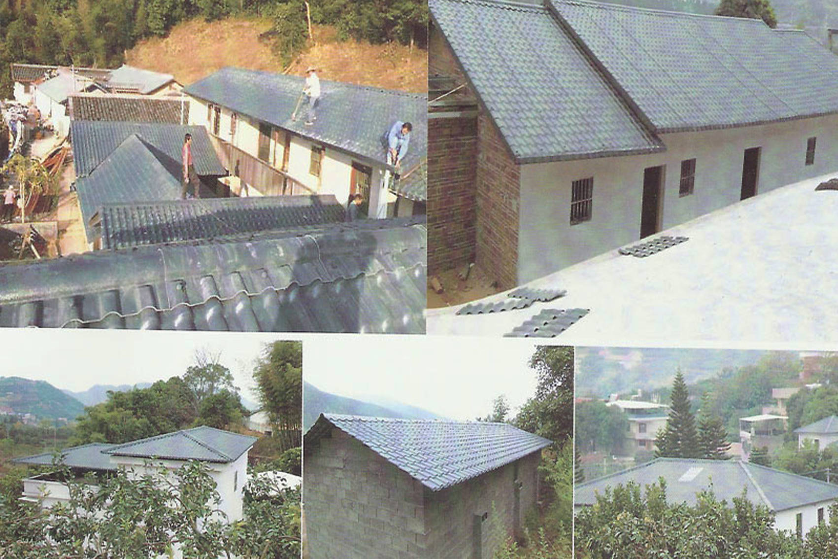 进行旧房改造,屋顶换瓦翻新一下,也能继续履行旧瓦房的价值
