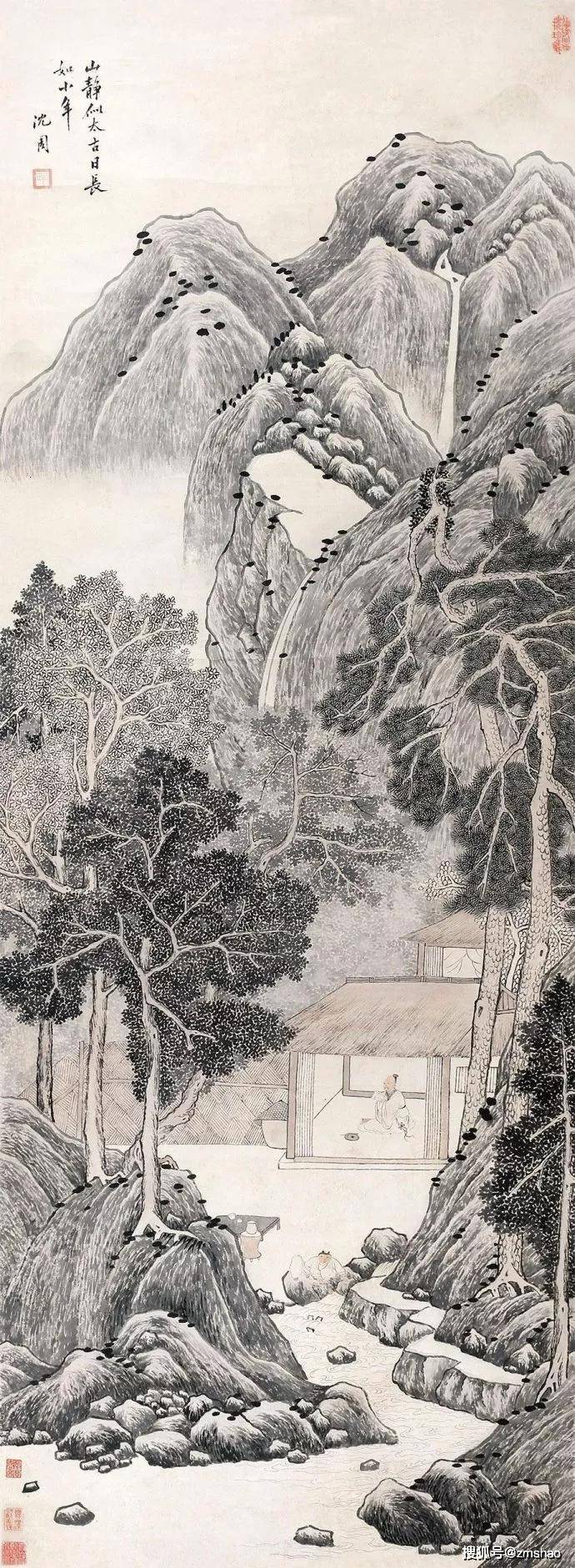 沈周的山水画,真难得