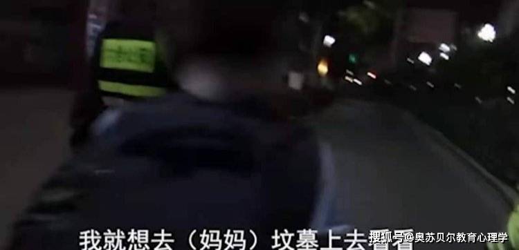 12岁男孩深夜出走去坟地看看妈妈!没妈的孩子可怜的让
