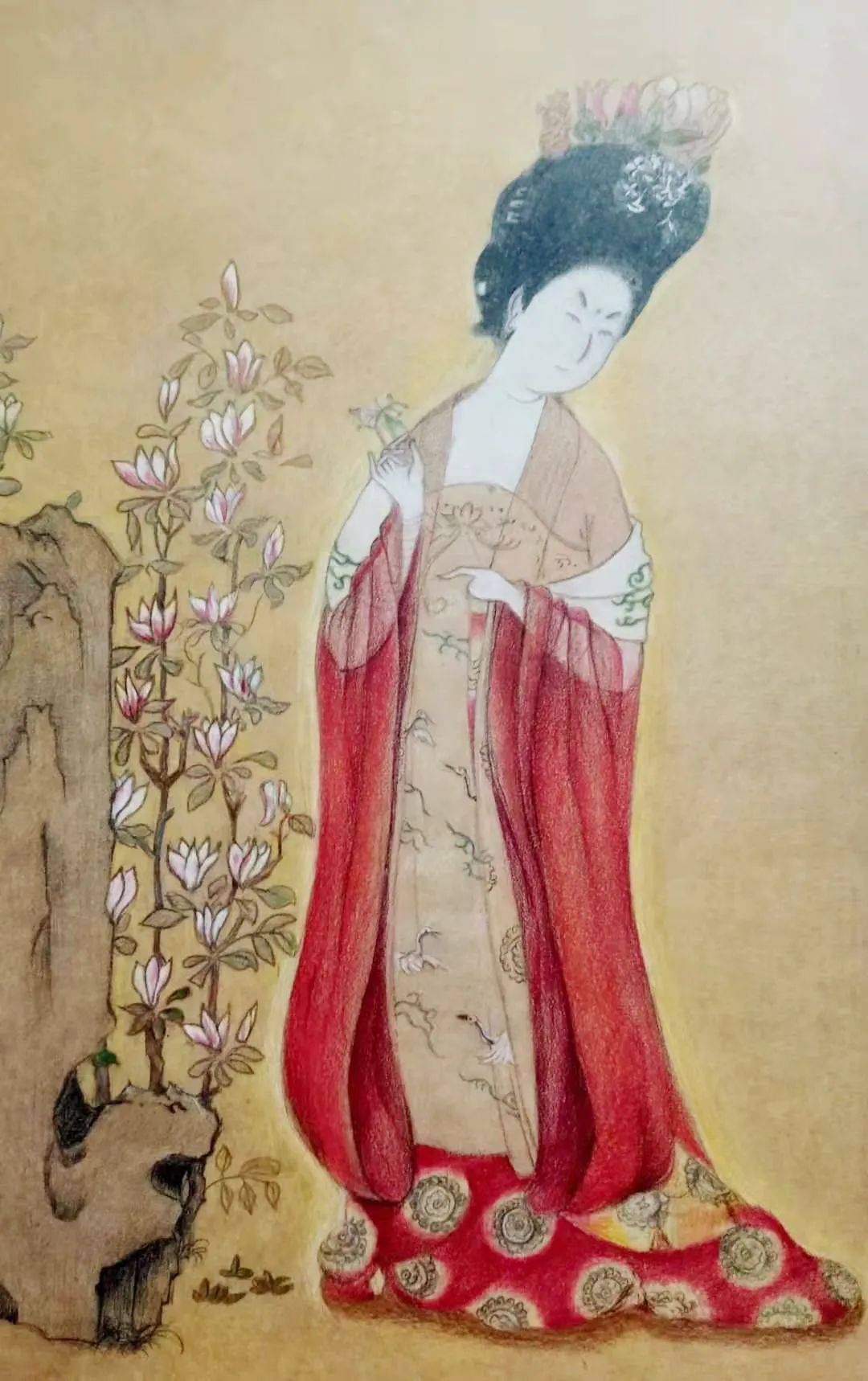 刘玉婷-大学-临《簪花仕女图》