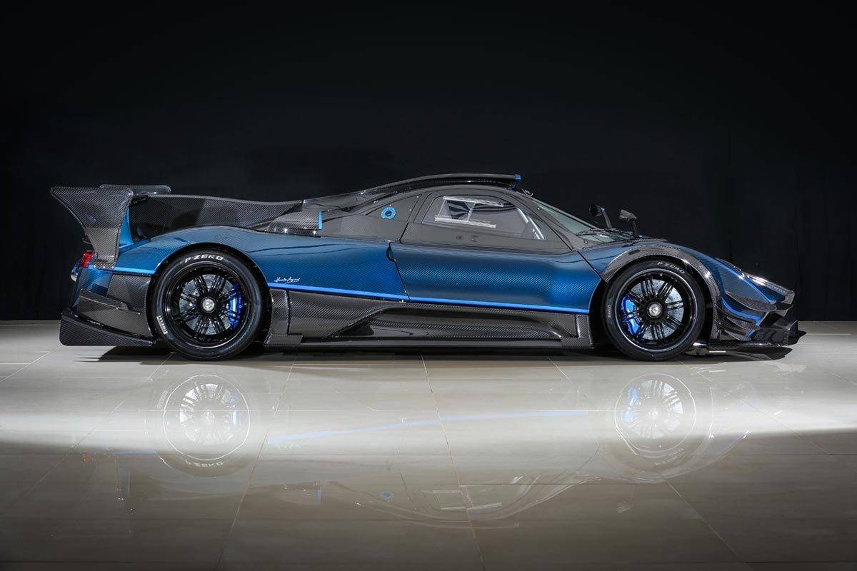 至少500万美金,现存唯一的蓝色碳纤维帕加尼zonda