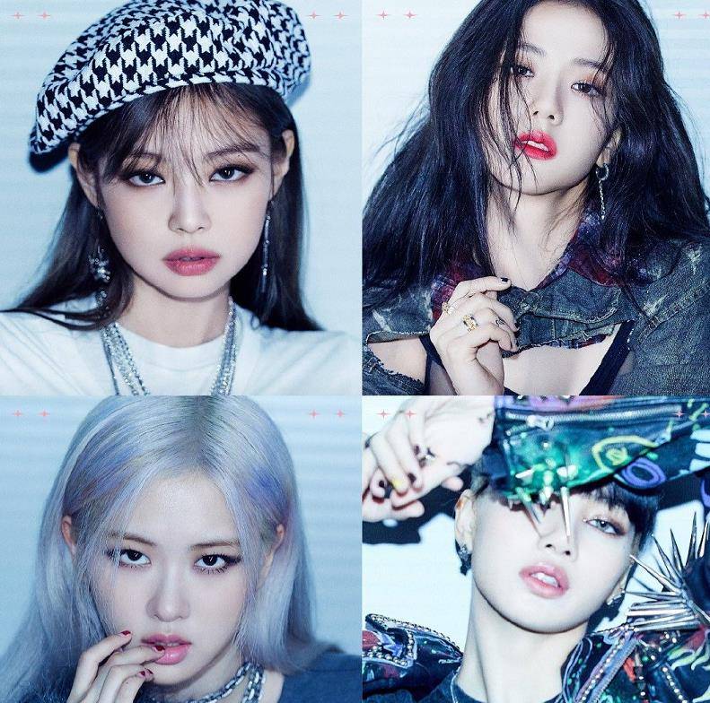 blackpink新专主打歌海报公开,走病娇女孩风,队内cp已