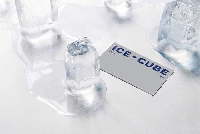 平面设计 | ice cube 冰店品牌形象设计_冰块