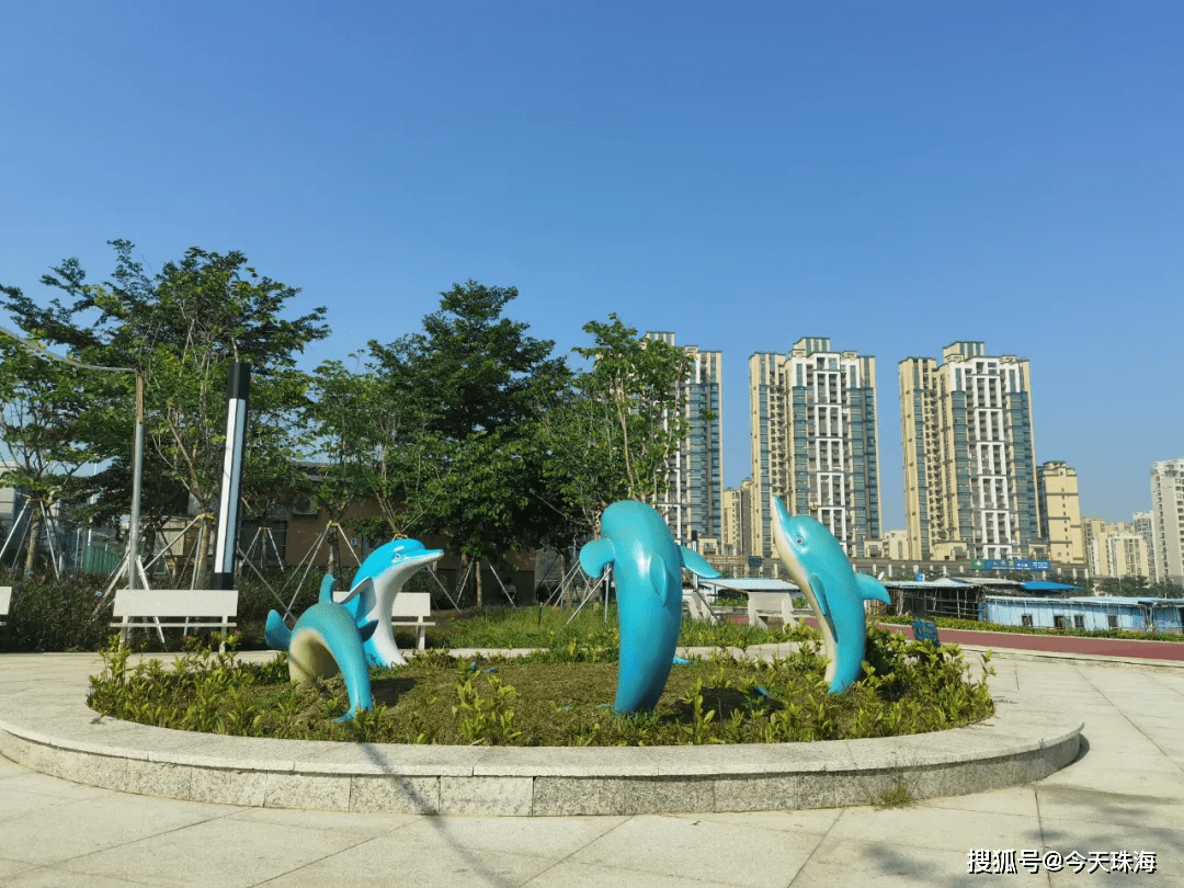 珠海斗门白藤街道白藤头街心公园遛娃圣地已建好就等你来