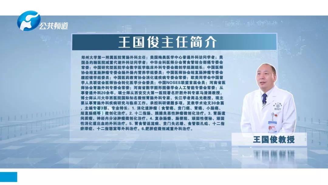 郑大一附院胃肠外科主任王国俊教授——基于膜解剖理论的胃食管结合部