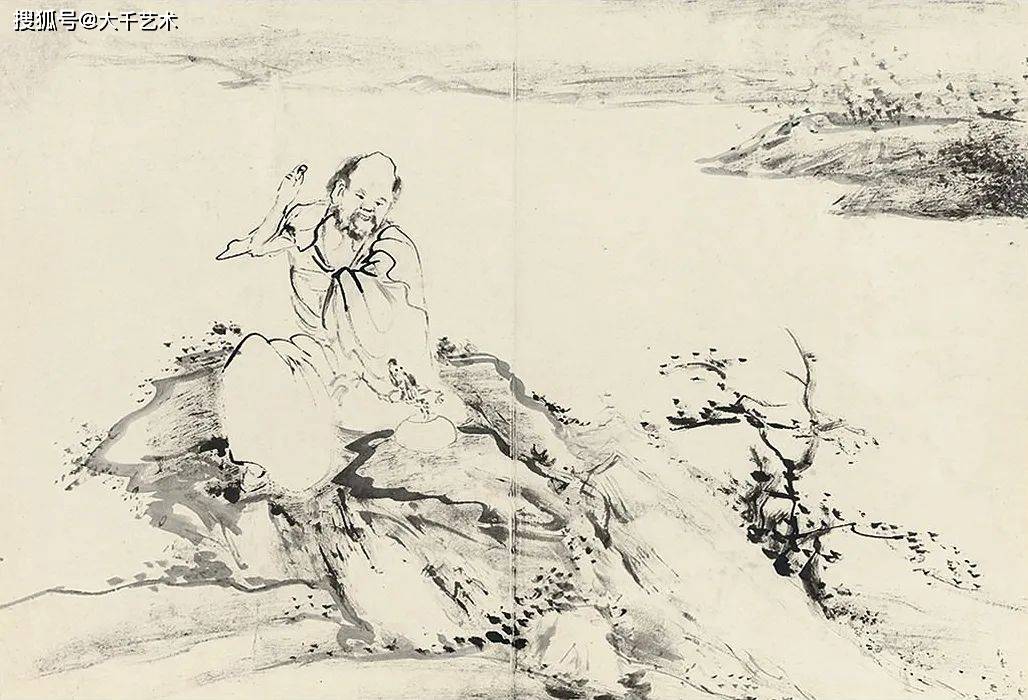 指画开山祖师高其佩指画人物册欣赏