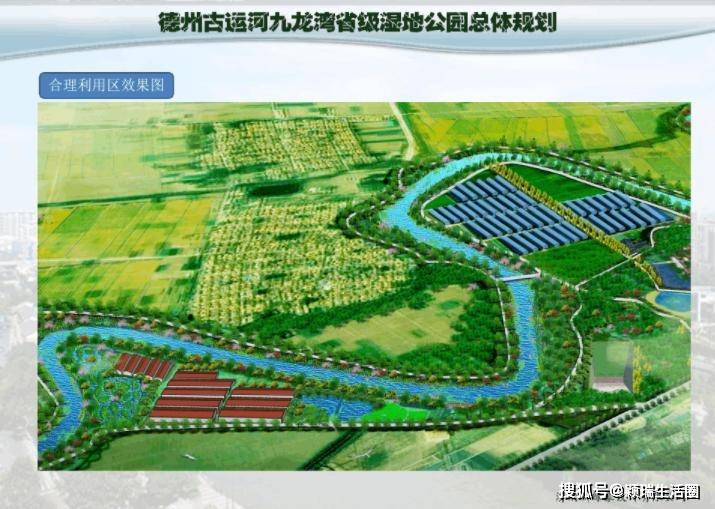 回顾曾经的德州古运河九龙湾湿地公园总体规划