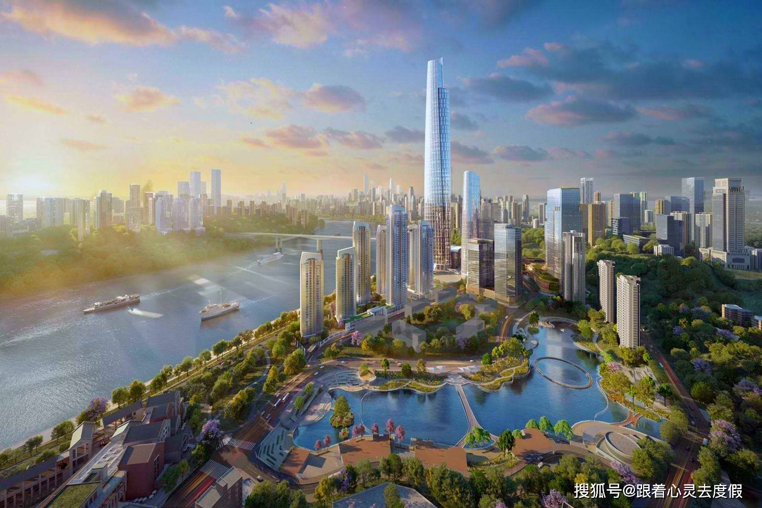 原创重庆第一高楼将封顶,高458米,共97层,命名为陆海国际中心