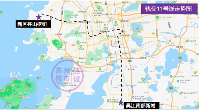 2,11号线规划 新区杵山枢纽-吴江南部新城