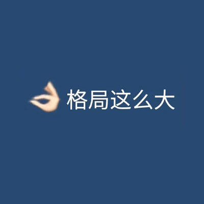 格局小了纯文字聊天表情合集