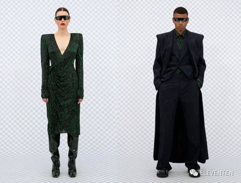 vetements2022春季致敬黑客帝国