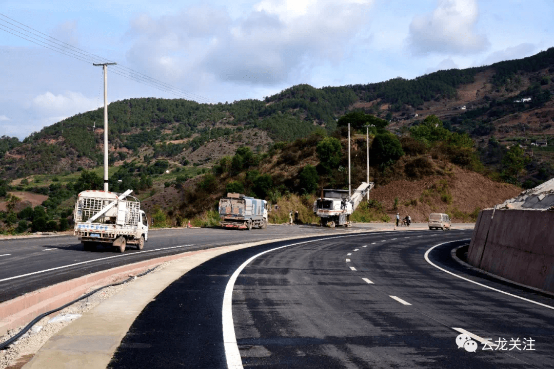 大漾云兰高速公路云龙县城连接线有望7月1日通车