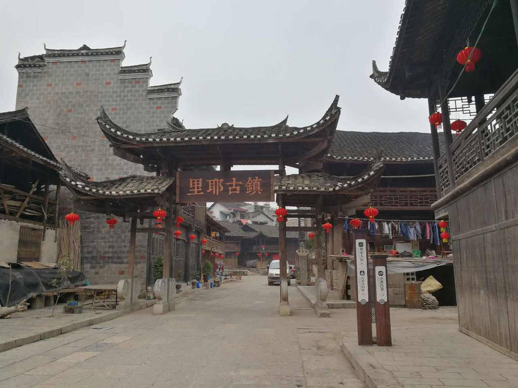 原创湖南一座古镇景点,是中国特色景观旅游名镇,四季分明