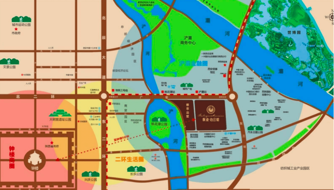 原创置业西安三环内浐河边的浐灞生态区有哪些优质楼盘可关注