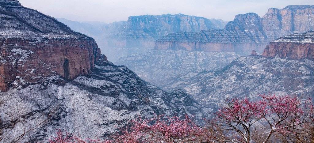 我拍南太行天界山春雪之一韩修平老师摄影