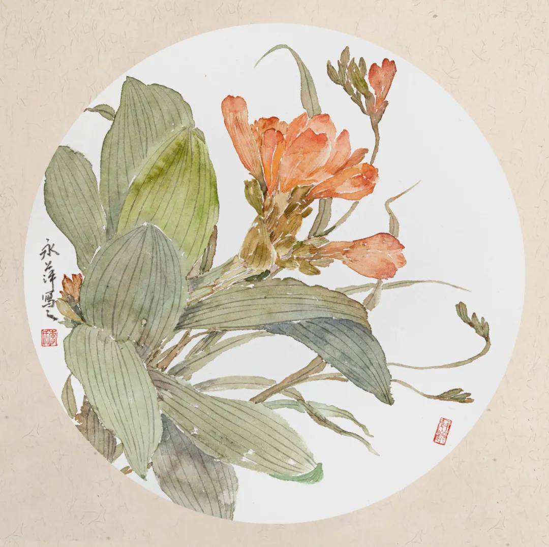 花鸟小品 50*50cm 材质:硬卡