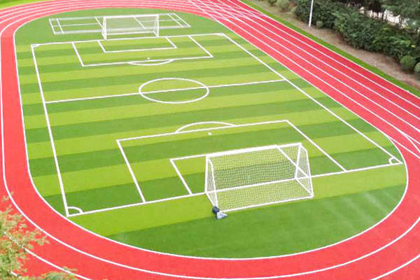 有天然草皮球场的校园凤毛麟角,能拥有一块人造草坪足球场已经是很多