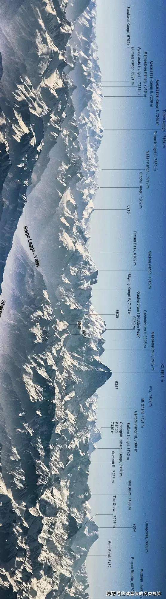 原创世界第二高山乔戈里峰为何不出名源于攀登难度高于珠穆朗玛峰