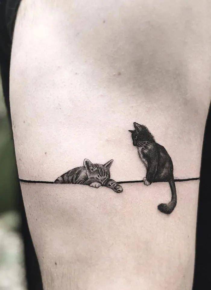 这么可爱的猫咪纹身,你真的不打算来一个?