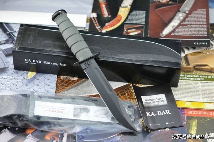 【世界名刀】美国kabar卡巴5011现代全刃直刀