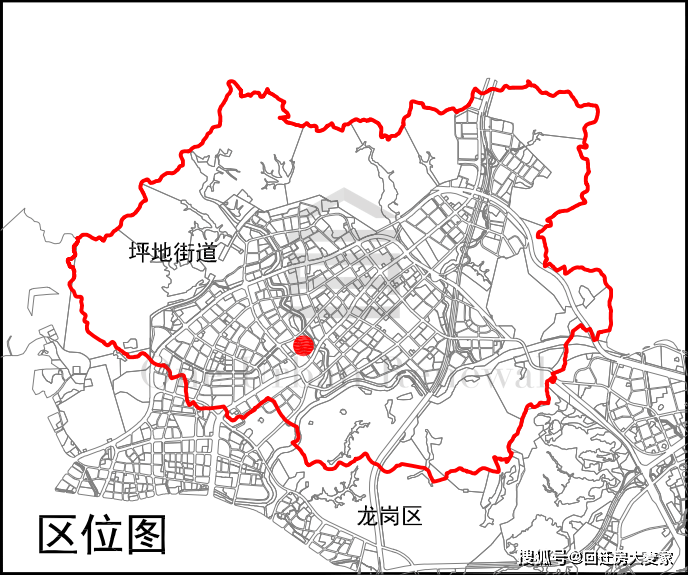 惠华片区城市更新项目位于龙岗区坪地街道兴华路与香元排路交汇处.