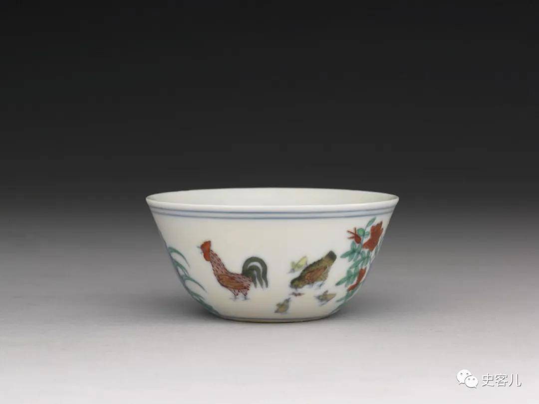 明成化斗彩鸡缸杯(台北故宫博物院藏)
