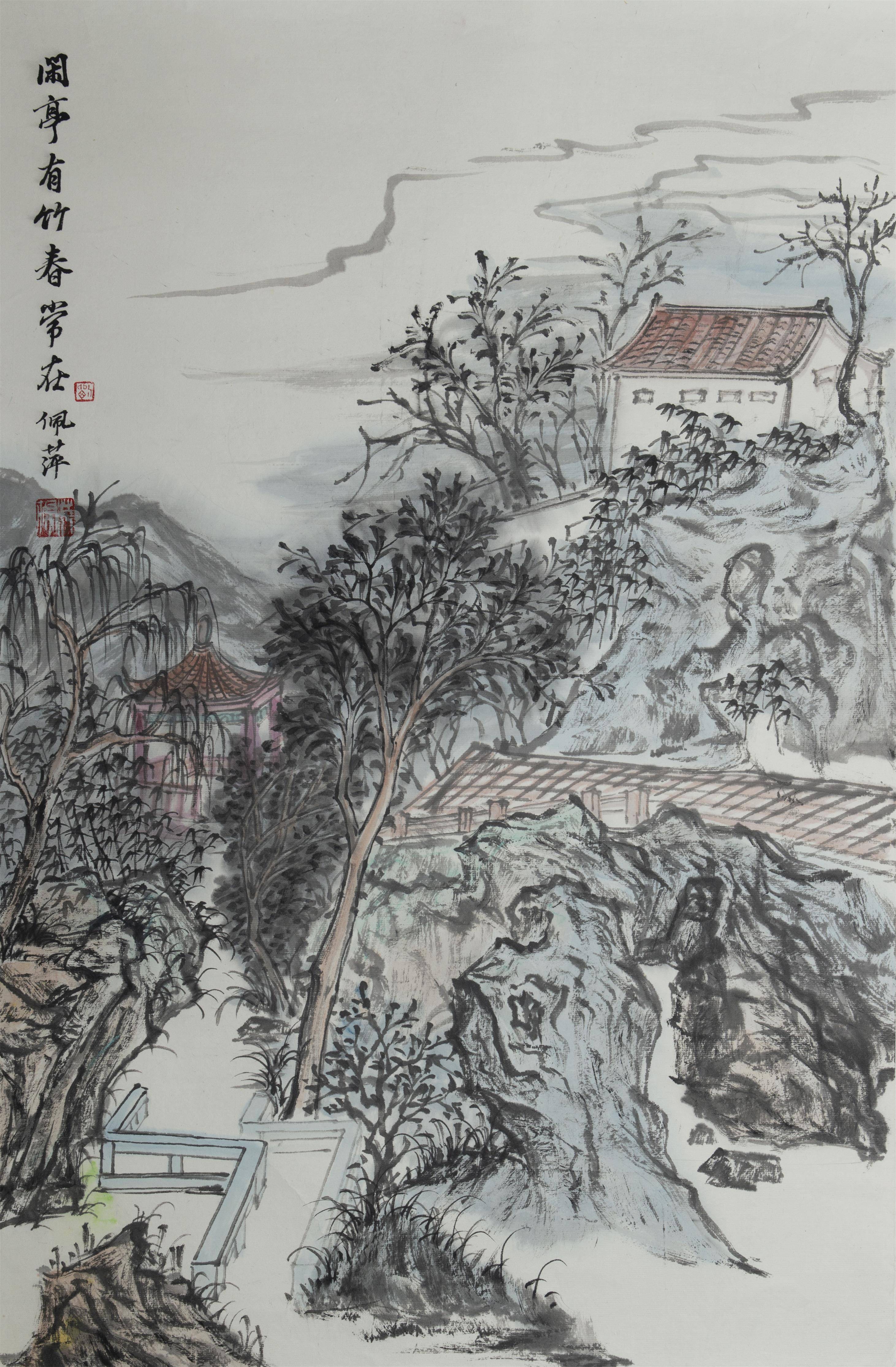 乐山乐水 | 孙小东师生山水画作品邀请展秦皇岛站