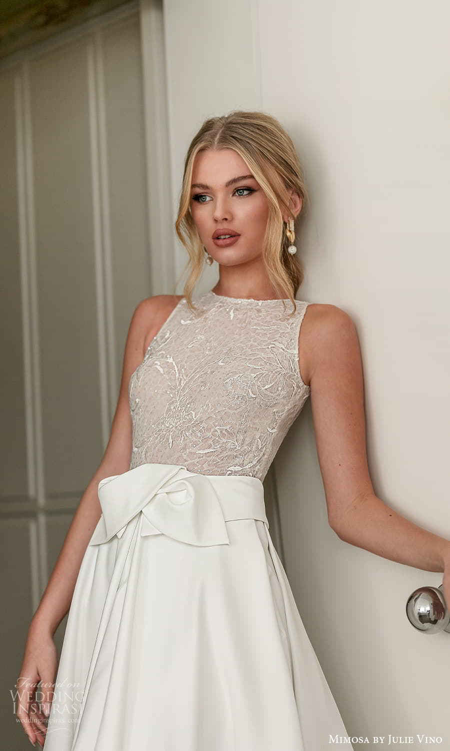 mimosa by julie vino 2021 "white lily" 婚纱系列