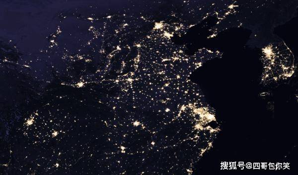 原创地球卫星夜景图暗藏欢乐与悲伤印度似乎正在变成地球主要角色