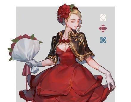 画师将花朵拟人变成美少女昙花是绝色仙女只有玫瑰花最特别