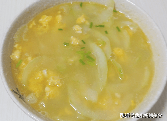 【节瓜鸡蛋汤】