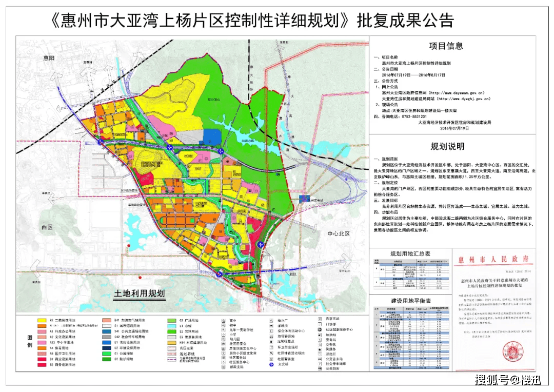 惠州市大亚湾片区控制性详细规划