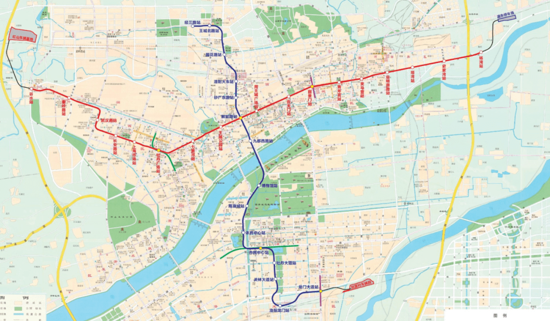 洛阳地铁s2号线曝光!贯穿涧西道北西工老城瀍河