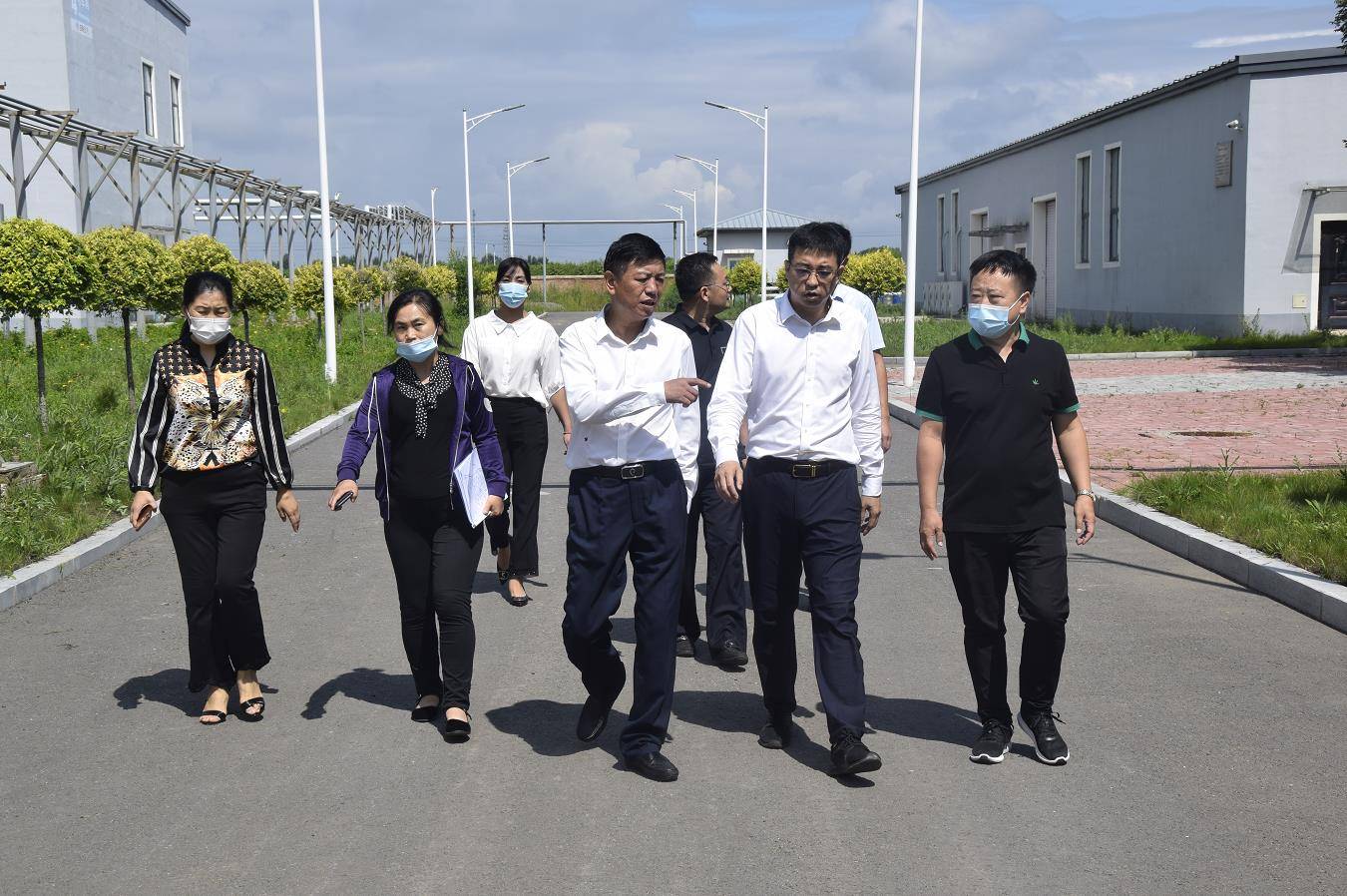 公主岭市代市长赵师骐到吉林云飞医药公司调研