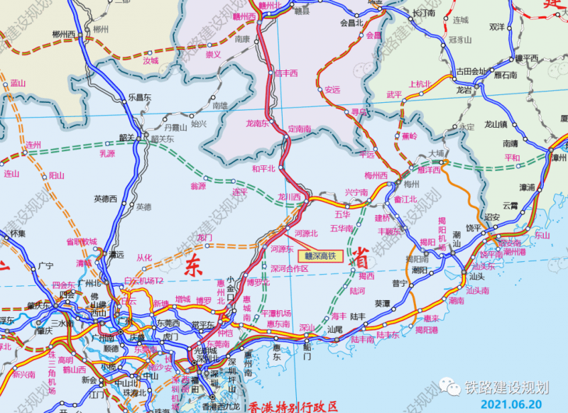 赣深高铁广东段开始接触网冷滑试验 全线预计12月18日开通运营