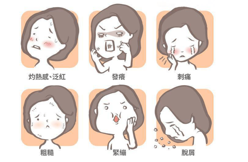 不同的皮肤敏感问题该如何修复?