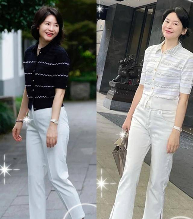 50岁姐姐的轻熟穿搭,尽显成熟女性时尚风潮,简约大方不失女人味