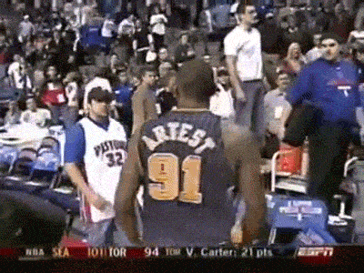 nba史上最大规模斗殴:奥本山宫殿事件