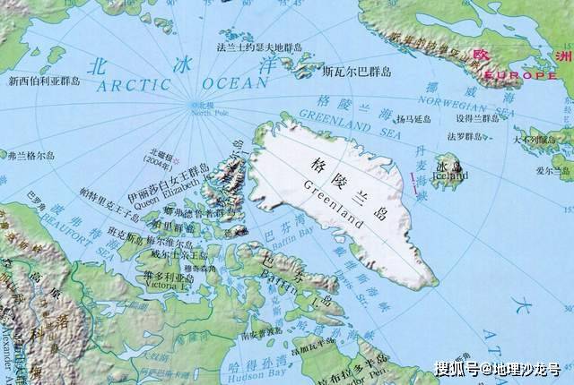 随着气候变迁,格陵兰岛正在往它名字的本意"绿岛"方向