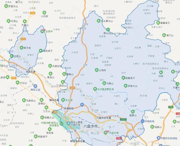 贵州六盘水为何有一块面积大的飞地在毕节境内?_大湾镇