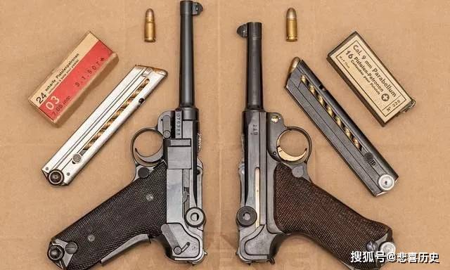 原创一战,二战最具有代表性的手枪-鲁格p08