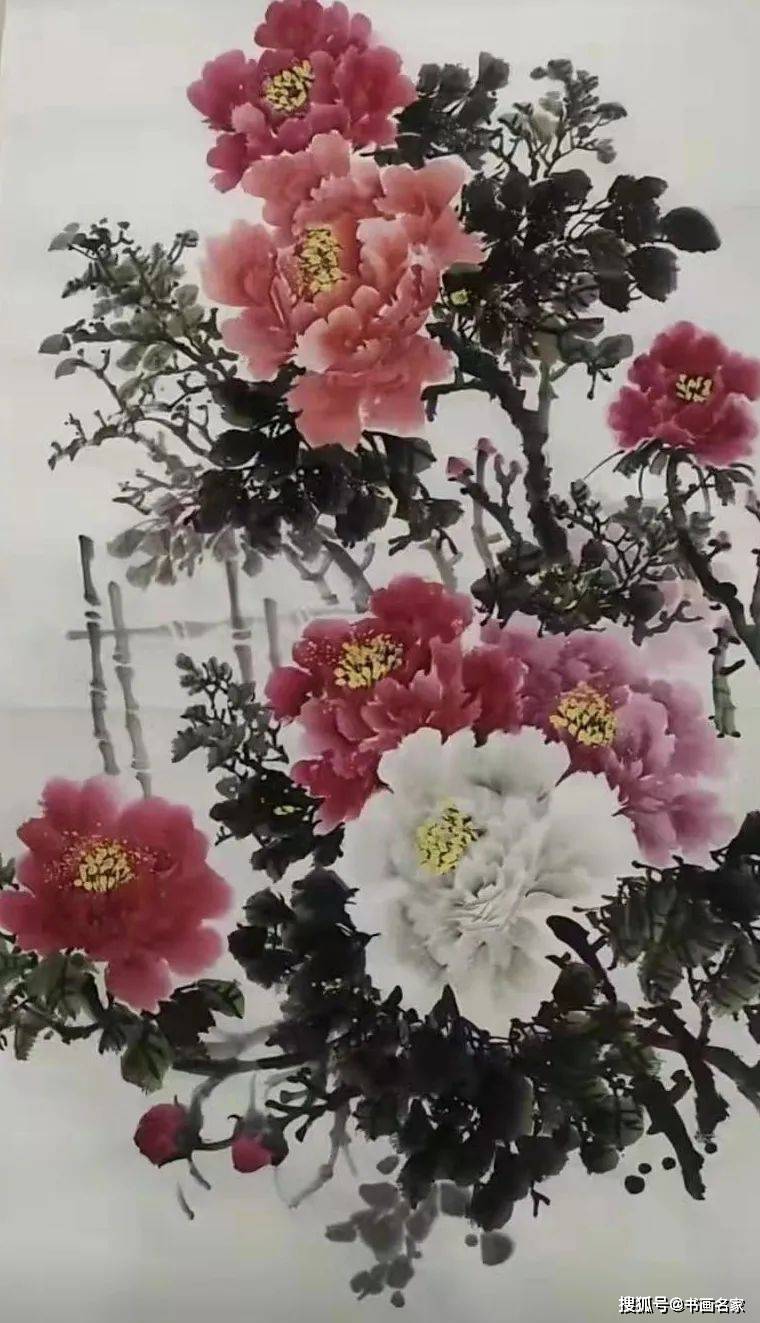『艺术名家提名展』——梁艳娟绘画作品展_牡丹