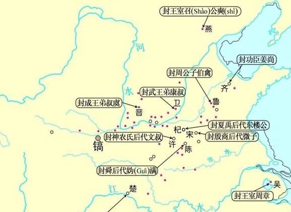 原创西周分封诸侯国中,为何爵位高的早早灭亡,爵位低的却越来越强