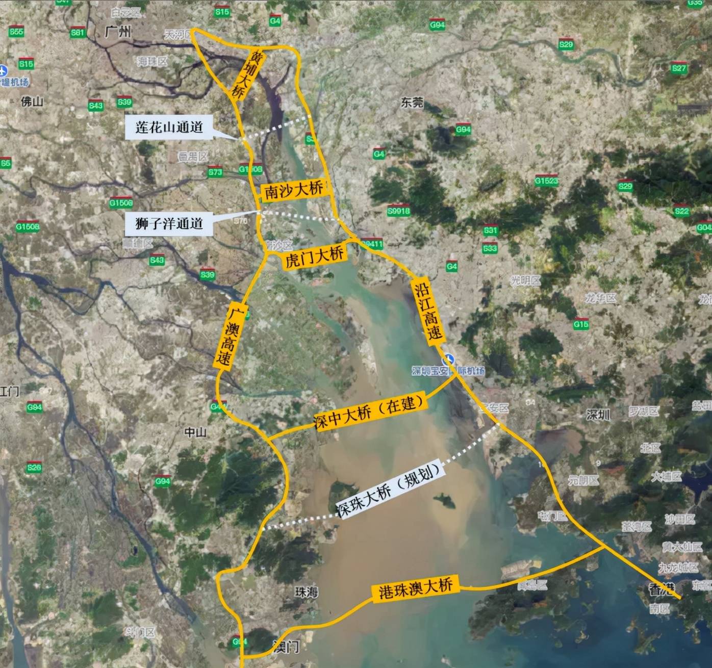 东莞狮子洋通道最新进展:预计年底动工,2027年通车,总投资504亿元!