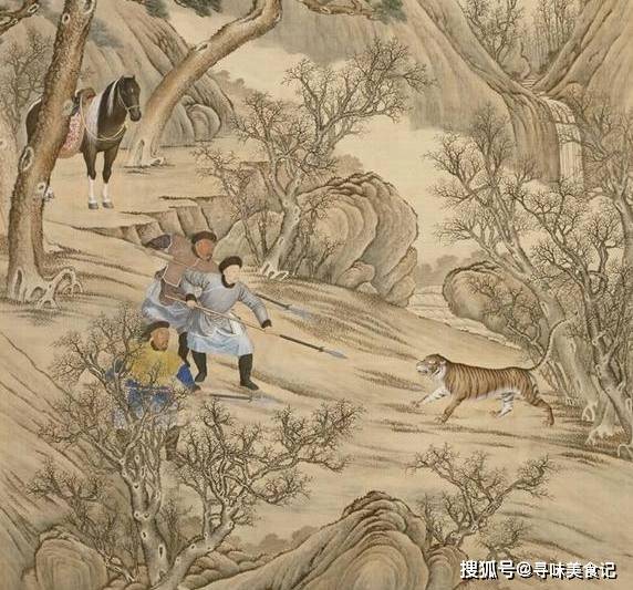 原创乾隆狩猎图藏有神奇动物因清朝倒台几乎灭绝现在很难恢复